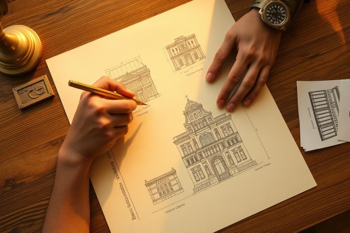 Why drawing by hand still matters in a BIM-first studio